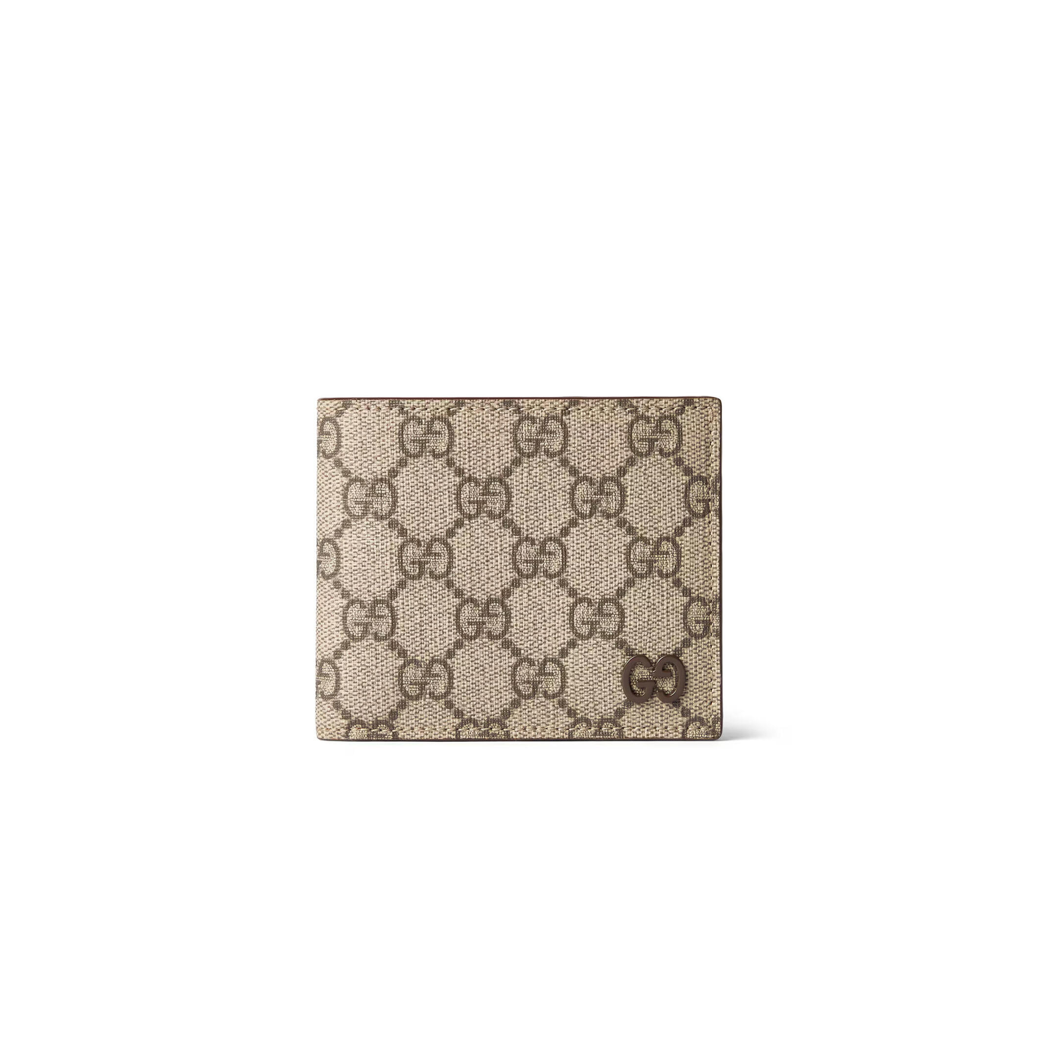 GUCCI BROWN INTERIOR GG BI-FOLD WALLET 768243 (21*9cm)